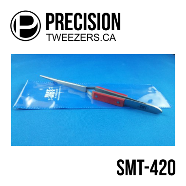 Precision Tweezers -SMT Reverse Tweezers - Straight - SMT 420